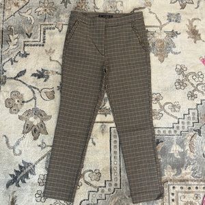 Zara plaid trousers